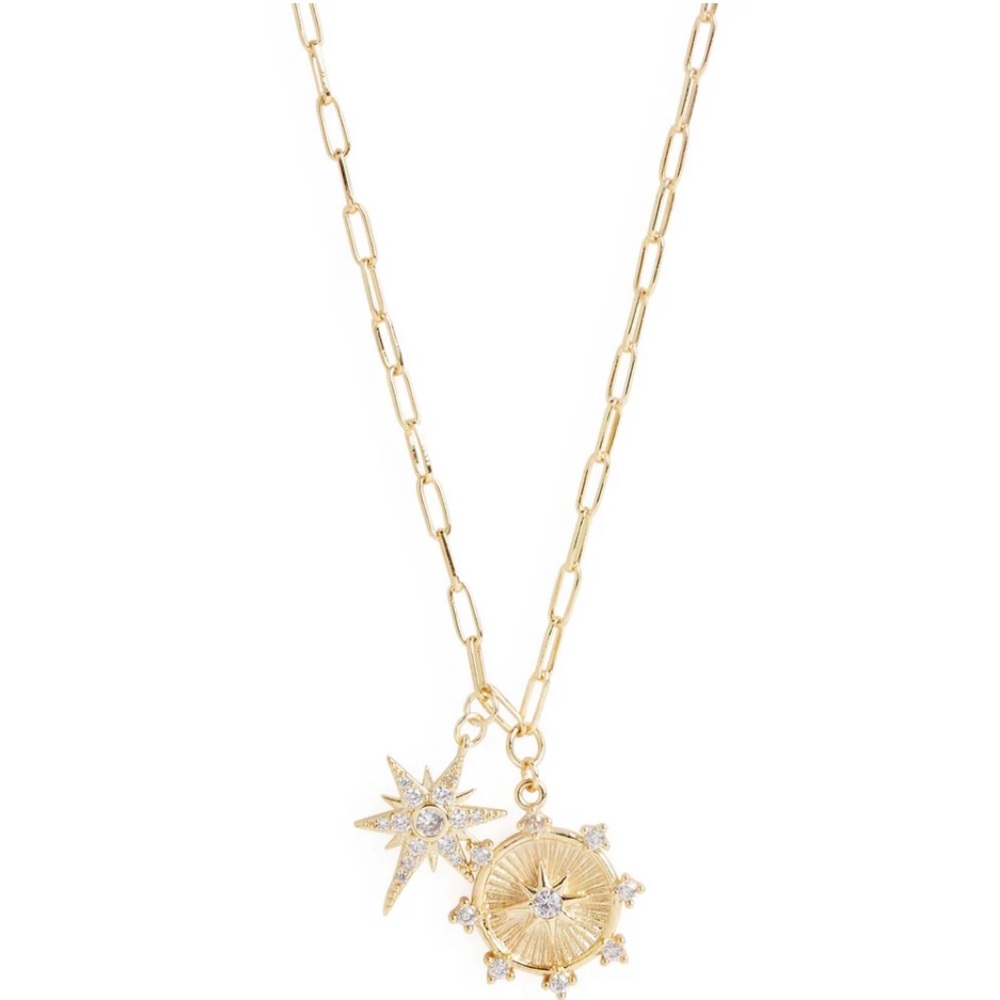 Jennifer Miller Starburst Charm Necklace